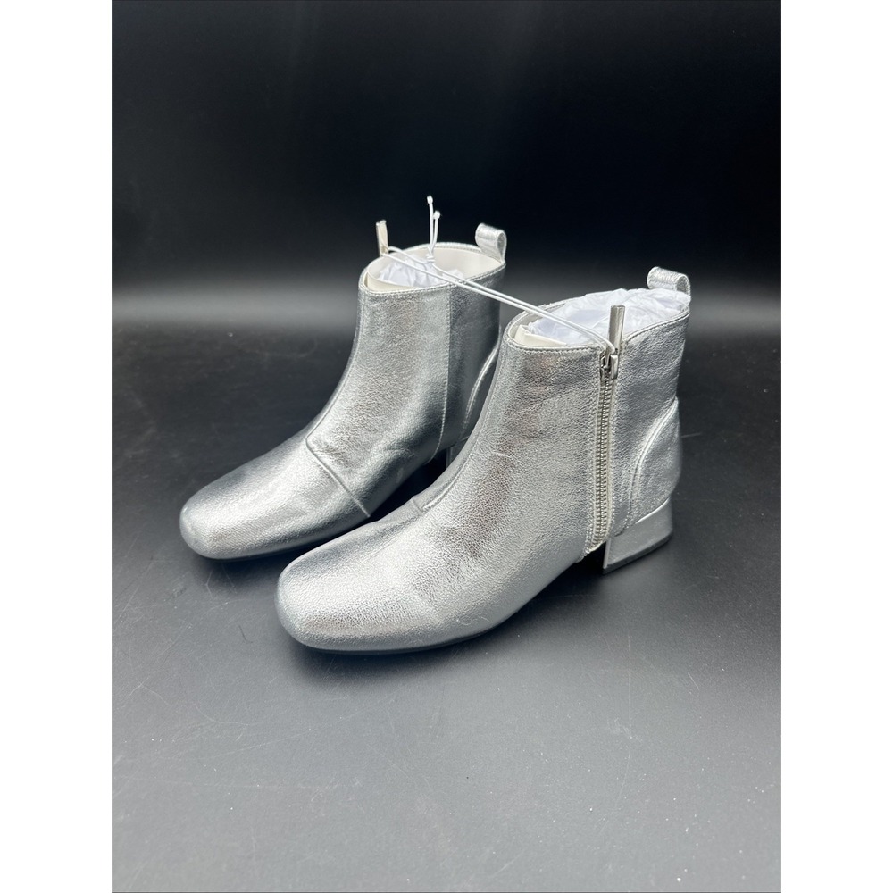 Girls Size 4M Silver Lupe Ankle Boot Zip By‎ I. Miller NIB